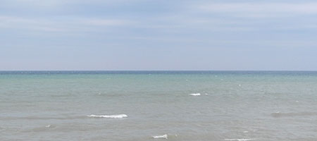 Lake Ontario shoreline in Rochester, New York Lake Ontario shoreline in Rochester, New York
