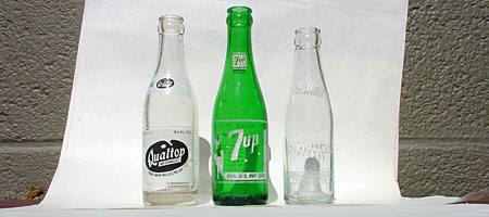 Old pop bottles. Rochester NY