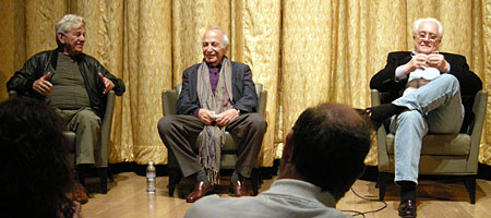 Ben Gazzara, Seymour Cassel and Al Ruban at the Dyden Theatre in Rochester, NY