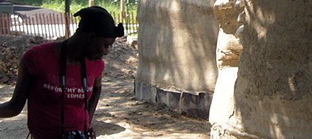 Mud house on Webster Avenue in Rochester, NY