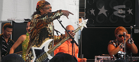 Bootsy at the Party In The Parking Lot in Rochester New York