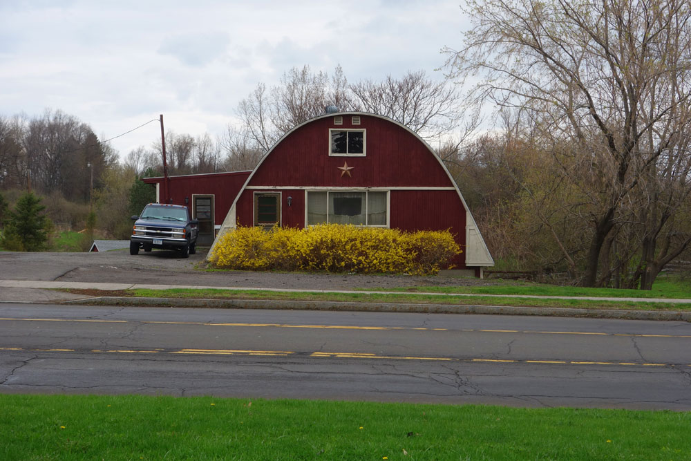 Quonset hut house on Titus Avenue in Rochester, New York