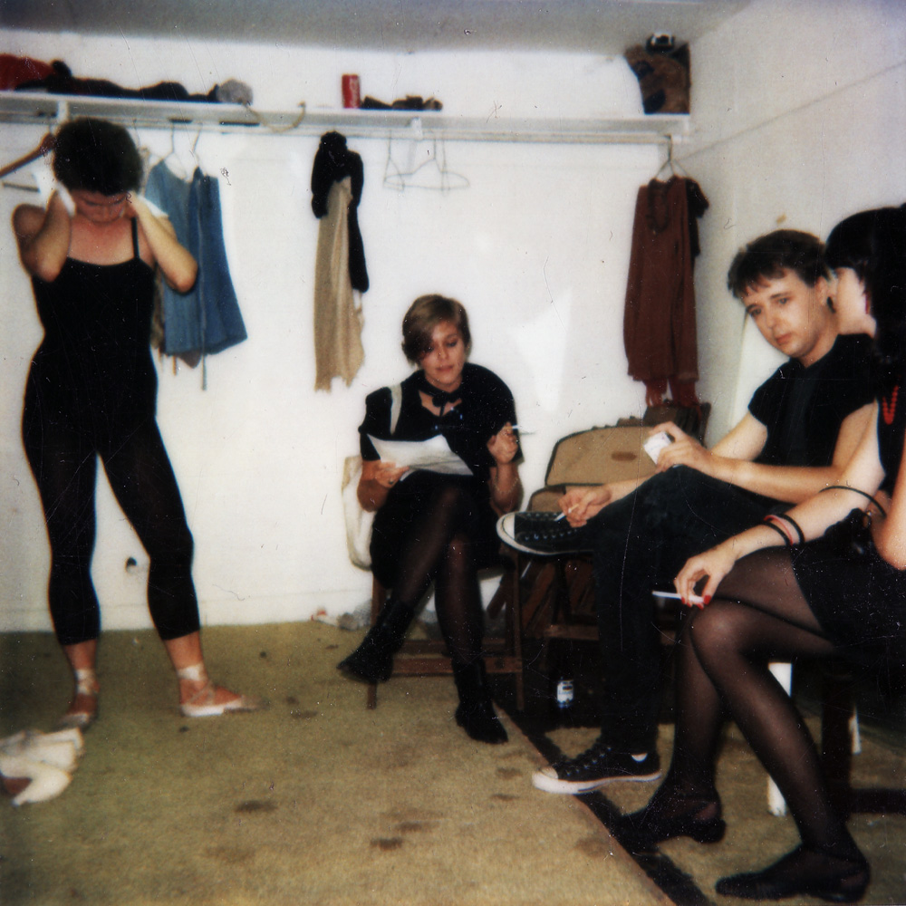 Jeanne Taylor, dancer at This Is It show, backstage with Peggi, Bob and Sheryl.