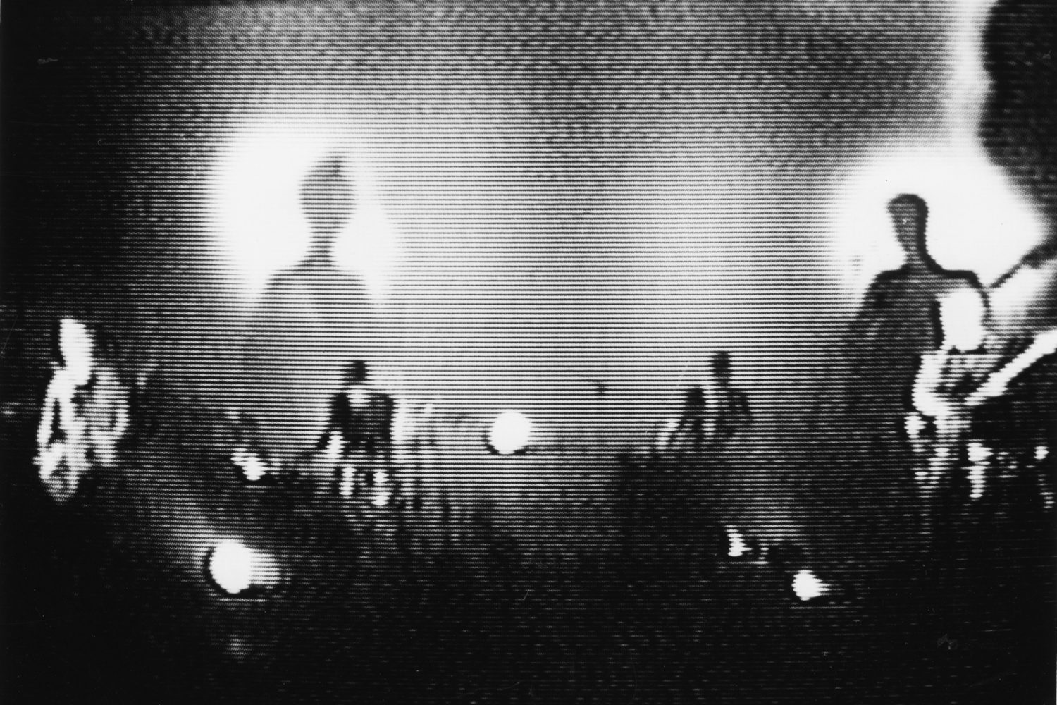 Personal Effects performing at "This Is It" show at Community Playhouse in 1984. Video still by Duane Sherwood.