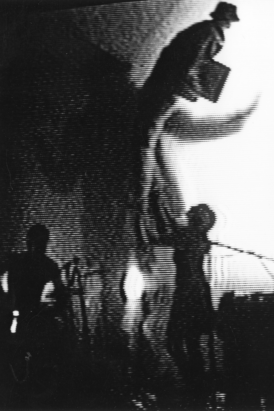 Personal Effects performing at "This Is It" show at Community Playhouse in 1984. Video still by Duane Sherwood.