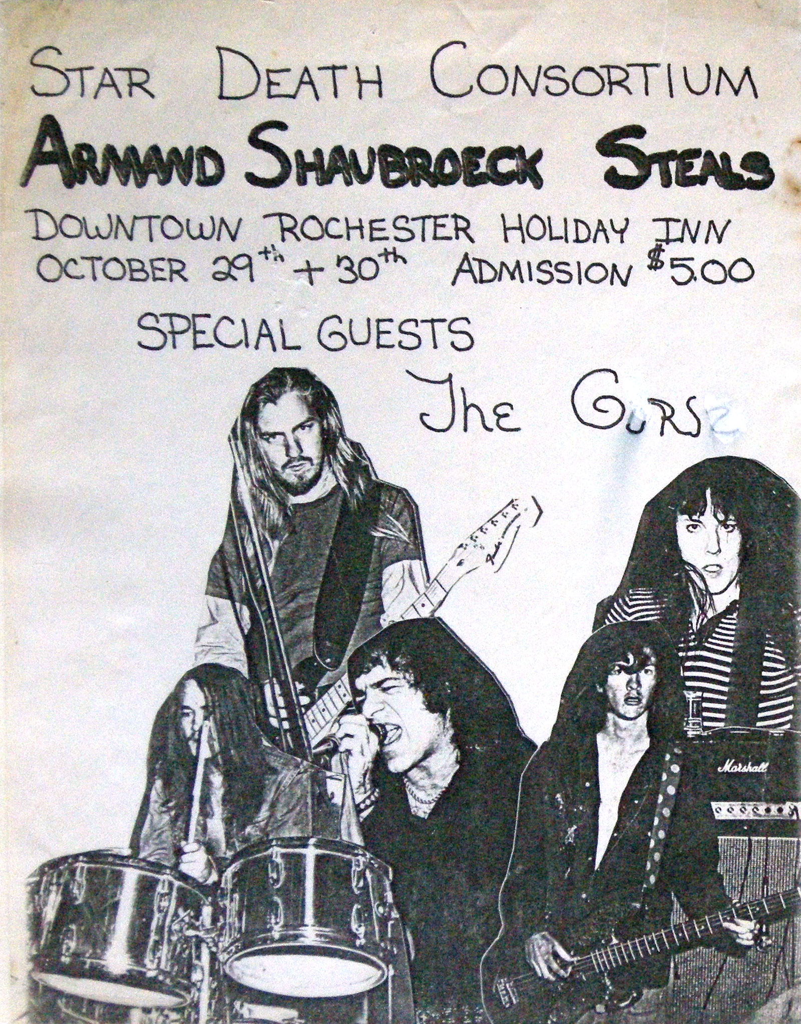 Armand Shaubroeck Steals "Star Death Consortium" at Holiday Inn in downtown Rochester, New York October 29 and 30, 1976