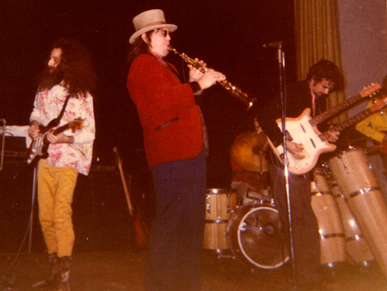 Kevin Yatarola photo of Captain Beefheart performing at Rochester Institute of Technology in 1971.