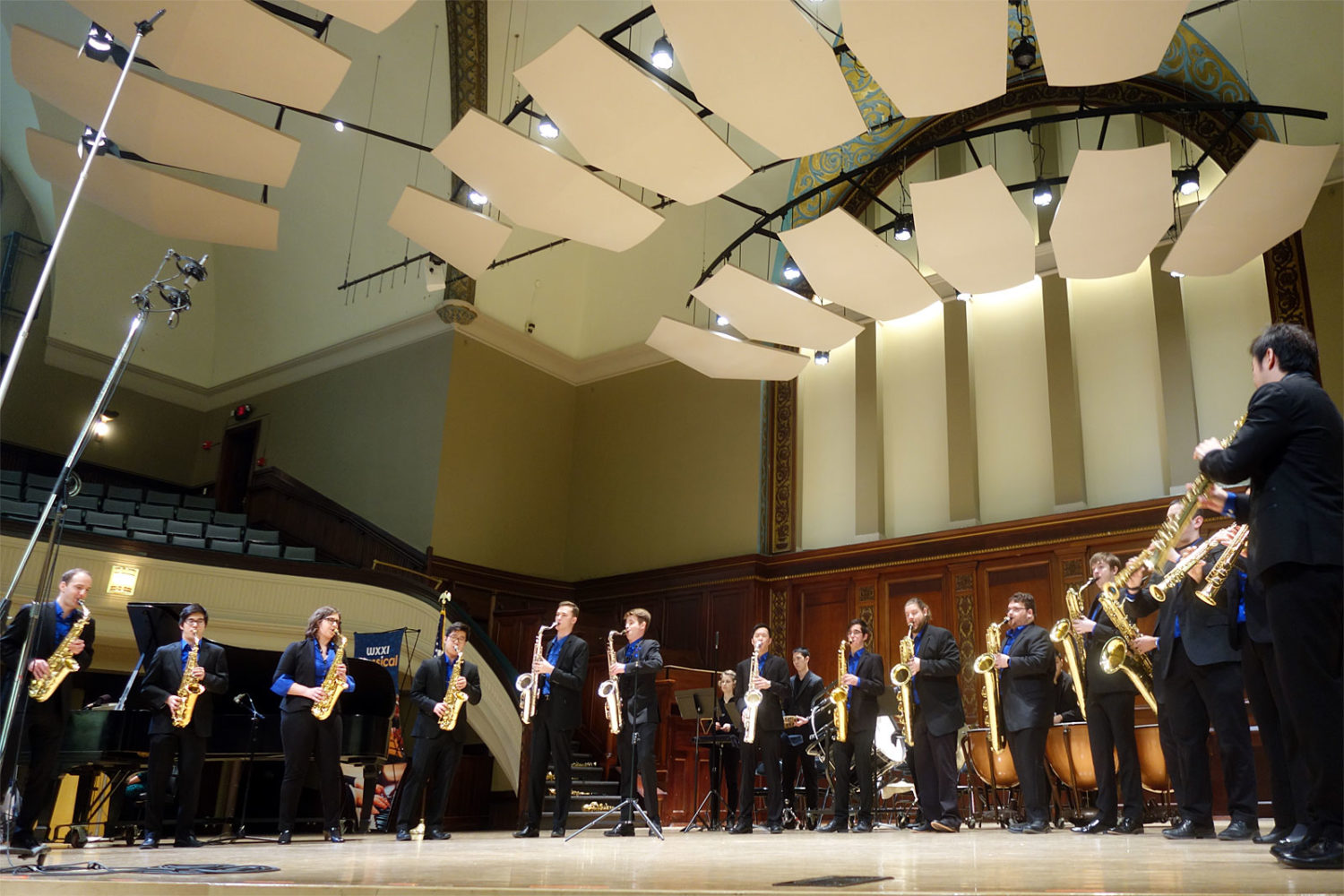 Eastman Saxophone Project performing at Hochstein School of Music