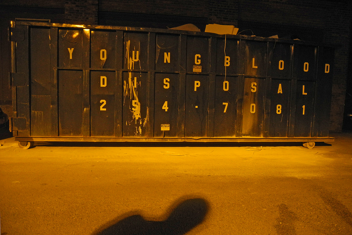 Dumpster 16, ongoing series of dumpster photos by Paul Dodd