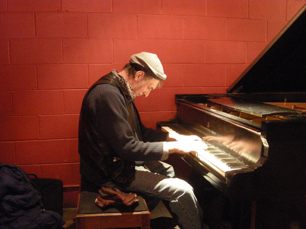 Jaffe sitting in with Margaret Explosion at he Little Theater in Rochester, NY