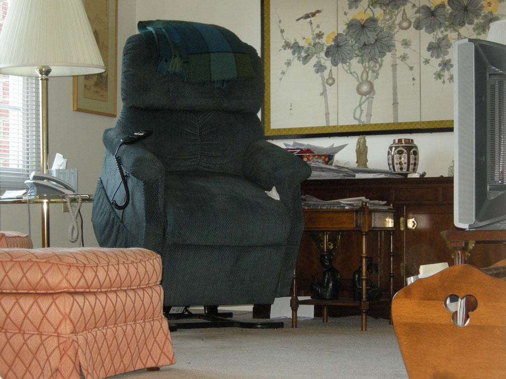 Peggi's mom's chair