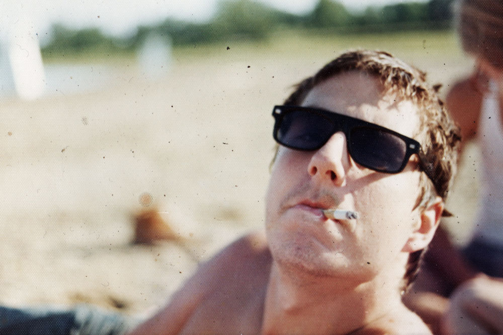 Steve Hoy smoking