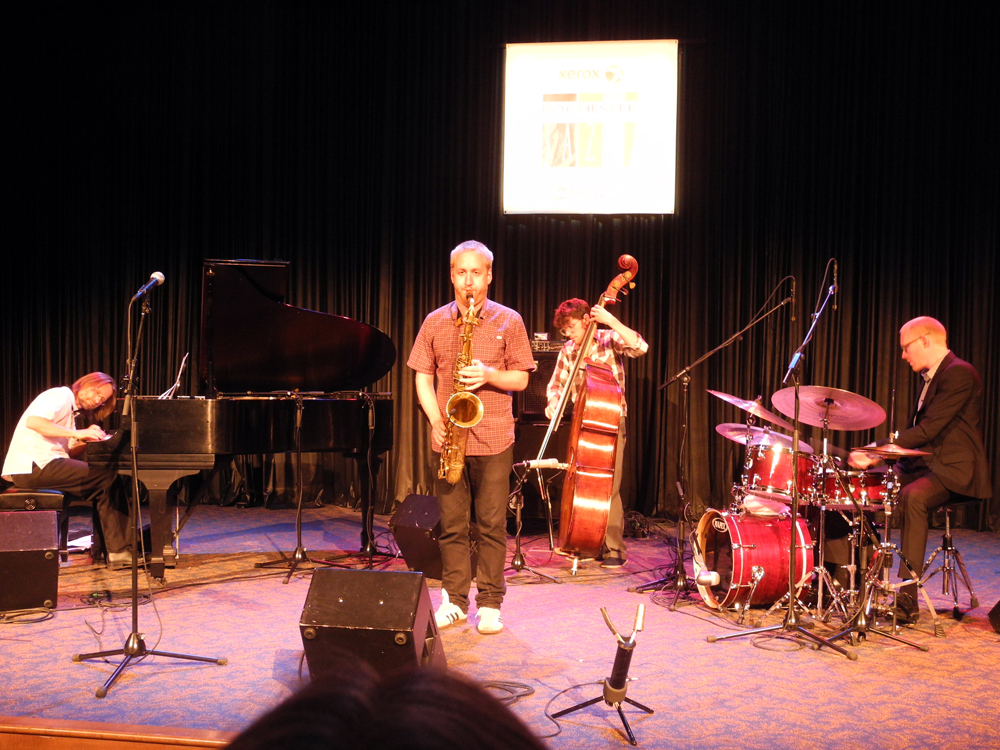 Jonas Kullhammar Quartet at Xerox Auditorium at the 2011 Rochester International Jazz Fest