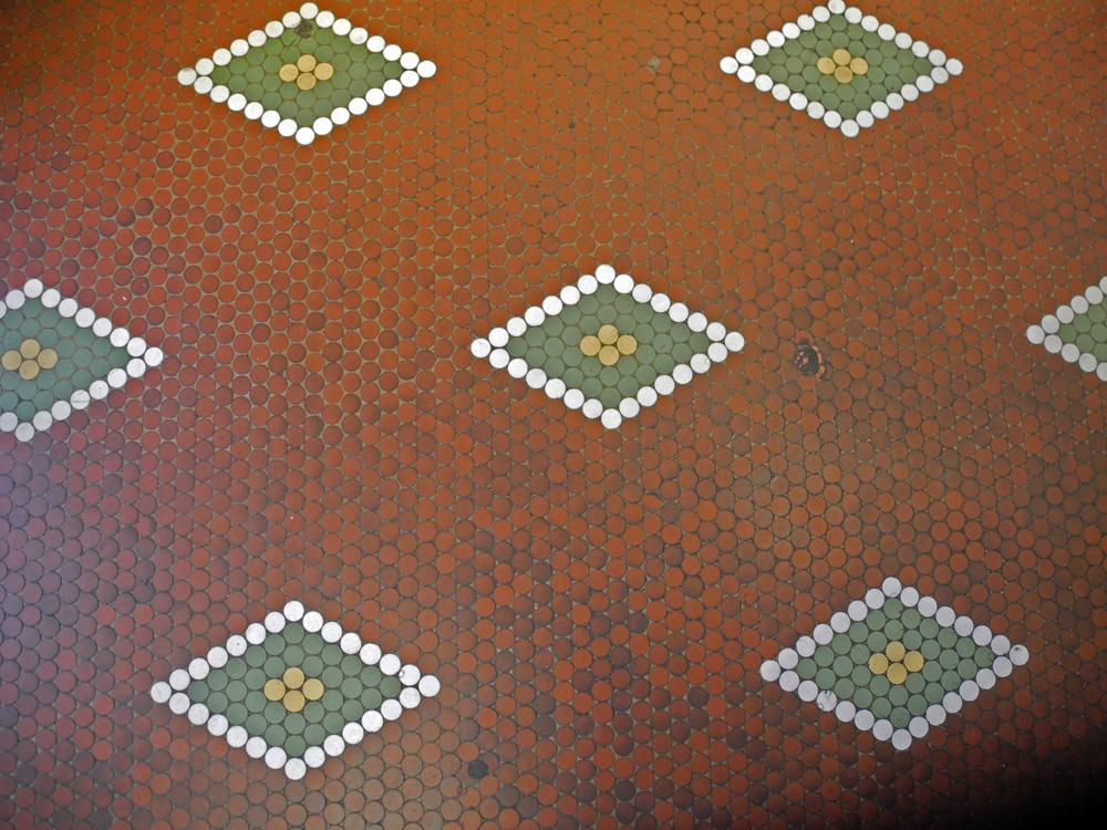 Tierneys' Market tile floor Rochester, New York