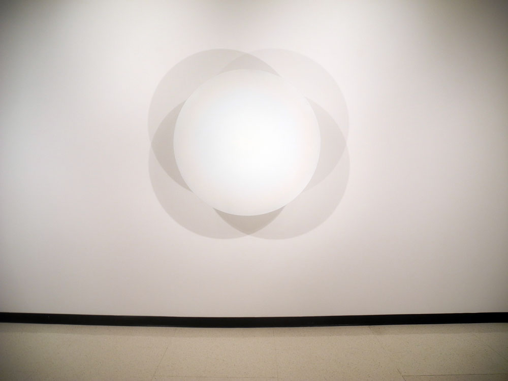Robert Irwin's "Untitled" (Sphere) at Albright Knox in Buffalo, New York