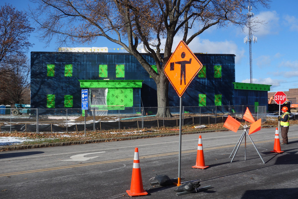 New Irondequoit library under construction in Rochester, New York