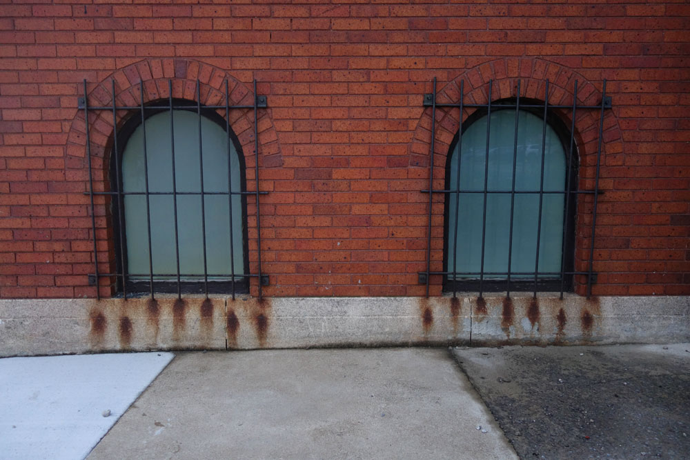 Old brick building in downtown Rochester near Richmond Street