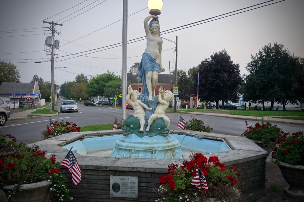 Venus statue in Wolcott New York