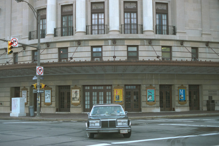32. Eastman Theater, East Main Street, Rochester. Source photo for Paul Dodd "Passion Play" 1999.