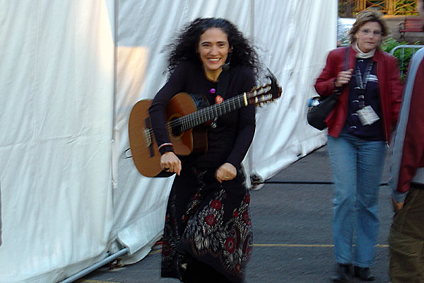 Badi Assad performing at the 2006 Rochester International Jazz Festival