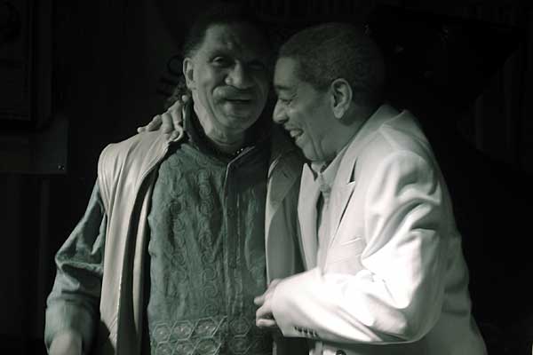 Garth Fagen with Billy Bang at the 2006 Rochester International Jazz Festival