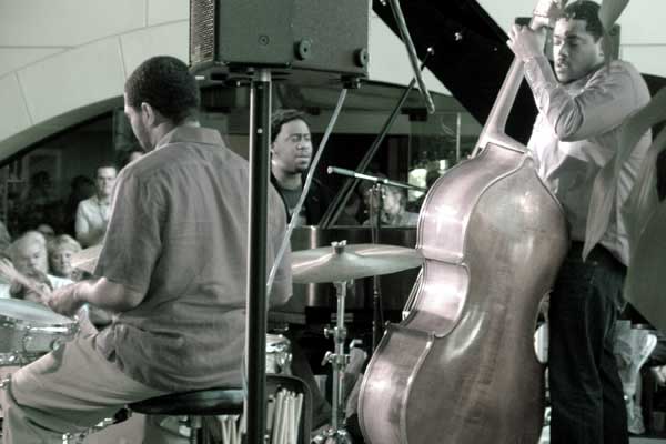 Robert Glasper Trio performing at the 2006 Rochester International Jazz Festival