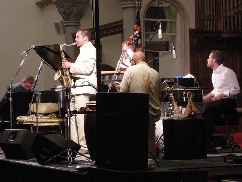 Timo Lassy Band performing at the 2008 Rochester International Jazz Festival