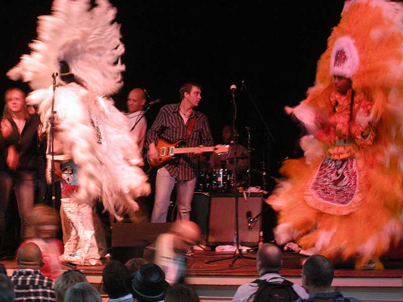 The Wild Magnolias performing at the 2008 Rochester International Jazz Festival
