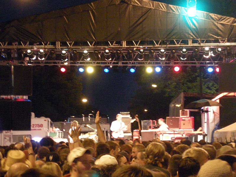 Medeski, Martin and Wood performing at the 2008 Rochester International Jazz Festival