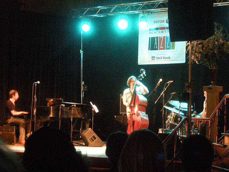 Neil Cowley Trio performing at the 2009 Rochester International Jazz Festival