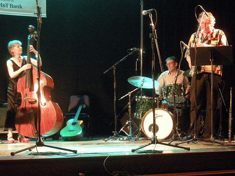 Paula Gardner Trio w/ Huw Warren performing at the 2009 Rochester International Jazz Festival