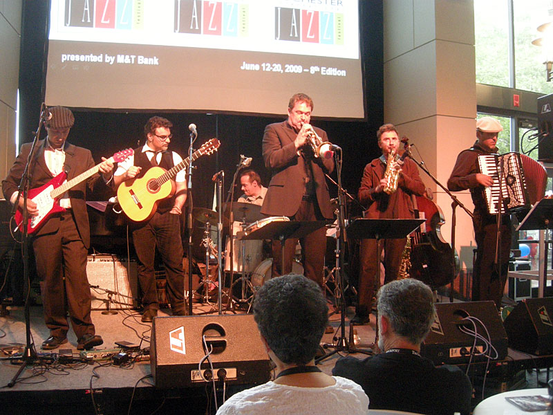 Michael Occhipinti & The Sicilian Jazz Project performing at the 2009 Rochester International Jazz Festival