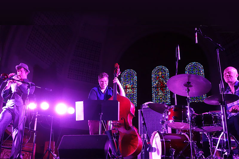 Sun Trio performing at the 2014 Rochester International Jazz Festival