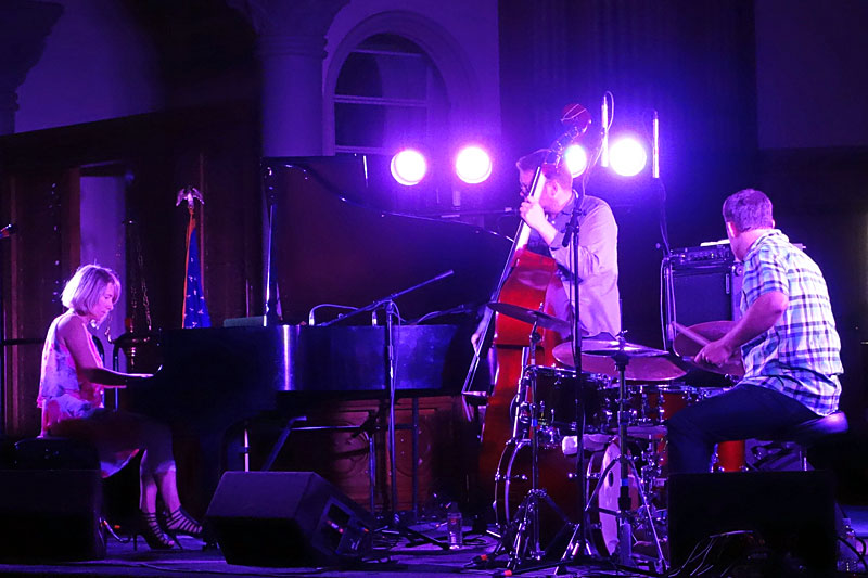 Sunna Gunnlaugs performing at the 2014 Rochester International Jazz Festival