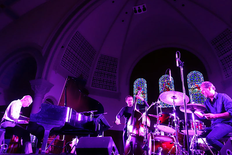 Kari Ikonen Trio performing at the 2014 Rochester International Jazz Festival