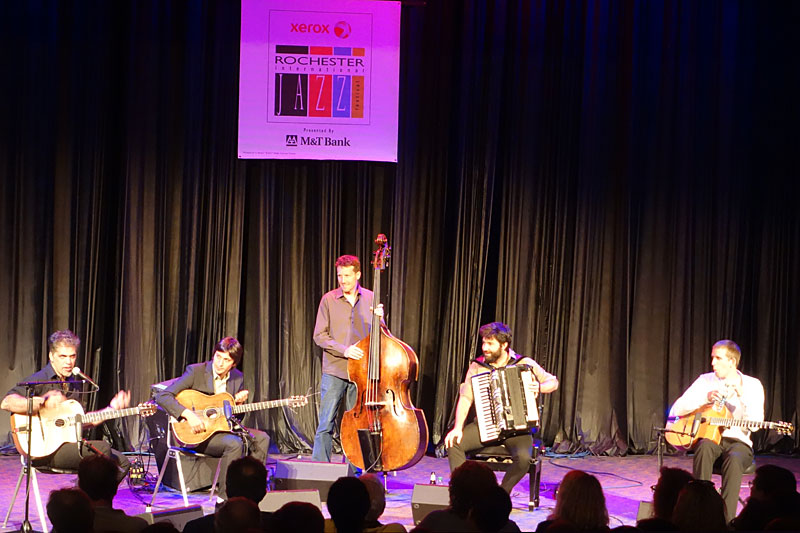 Les Doigts de l'Homme performing at the 2014 Rochester International Jazz Festival