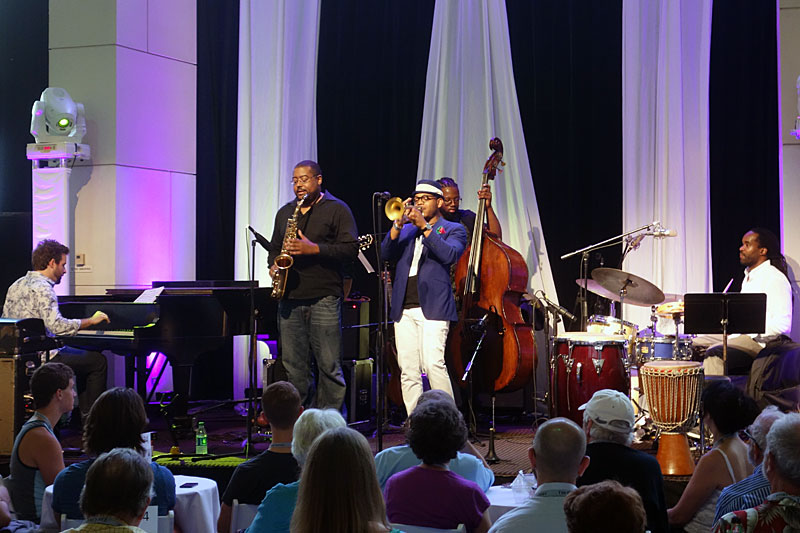 Etienne Charles performing at the 2014 Rochester International Jazz Festival