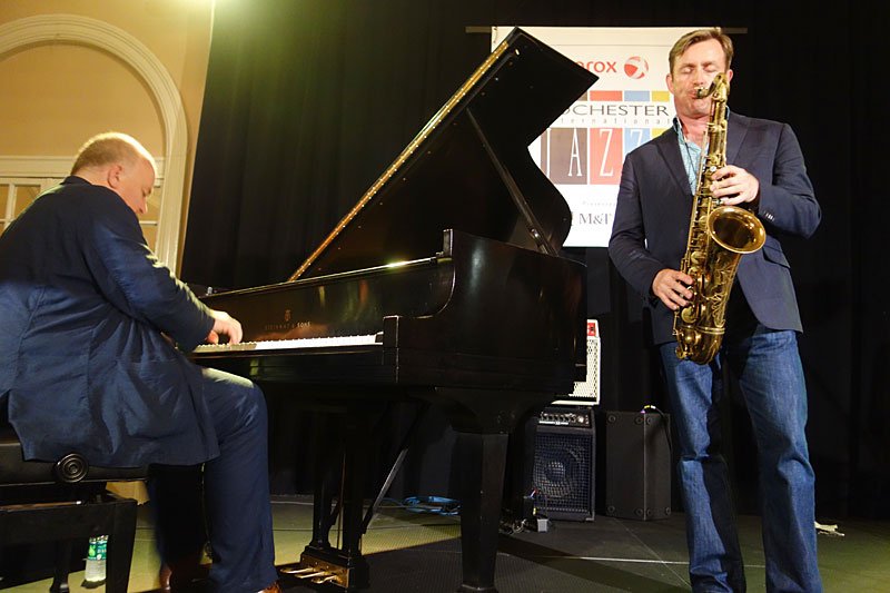 Brian Kellock & Tommy Smith performing at the 2014 Rochester International Jazz Festival