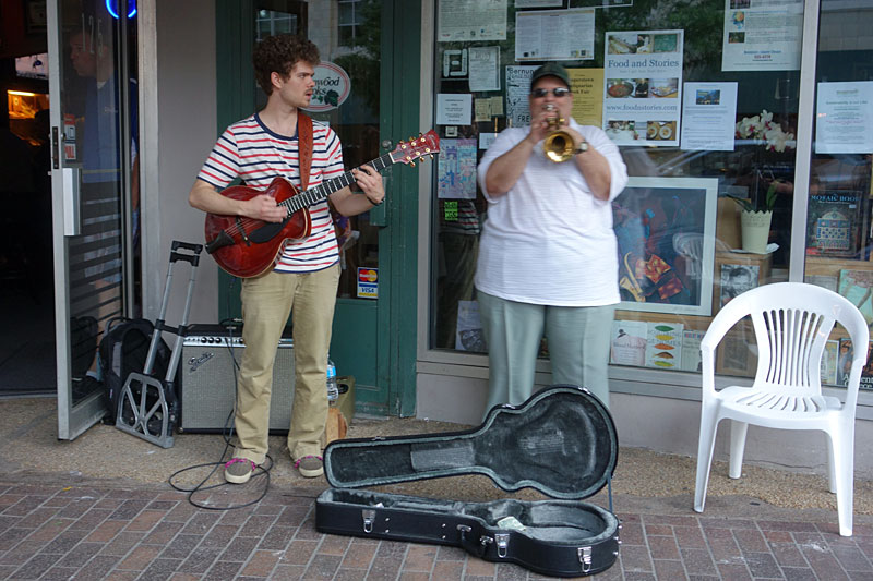 Street band performing at the 2014 Rochester International Jazz Festival