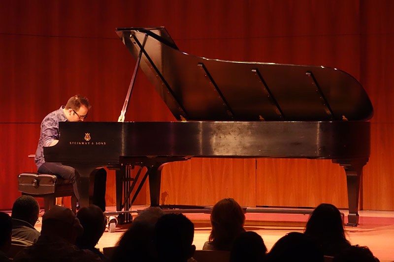 Manuel Valera performing at the 2014 Rochester International Jazz Festival