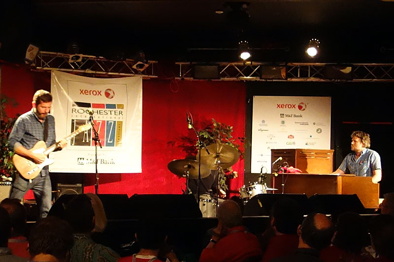 Ibrahim Electric performing at the 2014 Rochester International Jazz Festival
