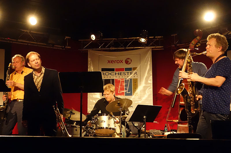 The Deciders performing at the 2014 Rochester International Jazz Festival