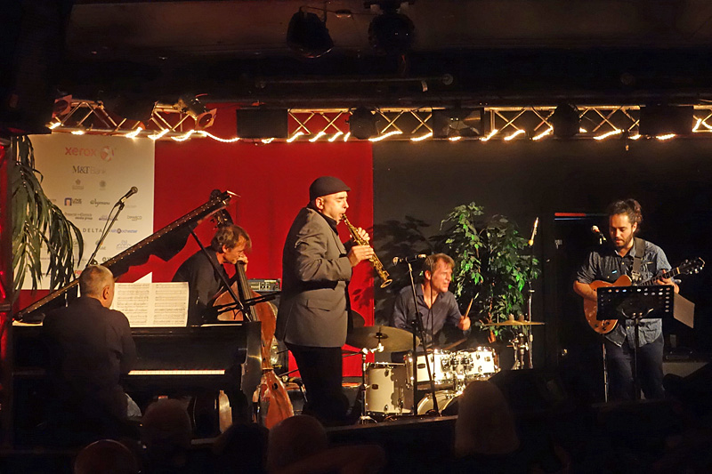 Moutin Factory Quintet performing at the 2015 Rochester International Jazz Festival