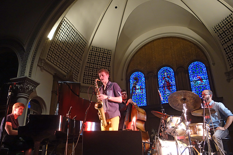 High Definition Quartet performing at the 2015 Rochester International Jazz Festival