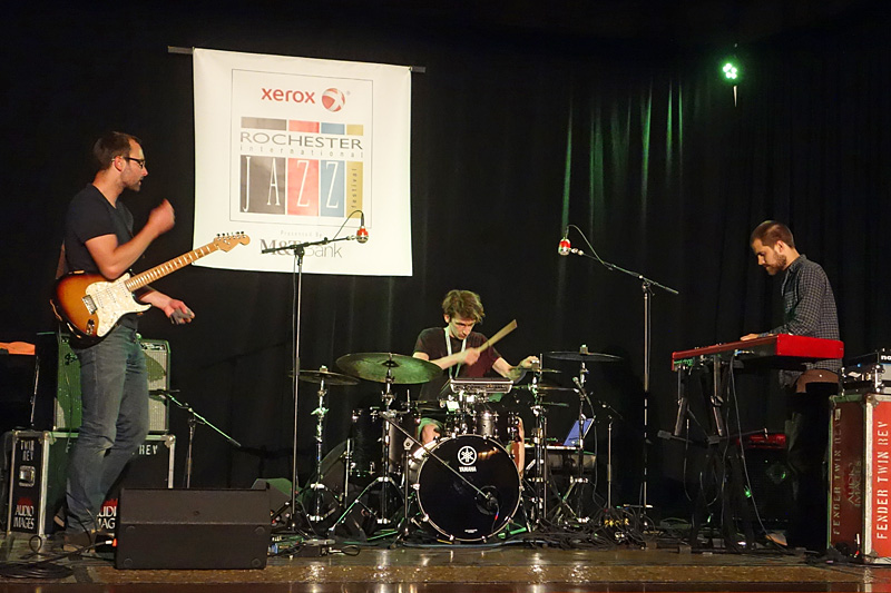 Troyka performing at the 2015 Rochester International Jazz Festival