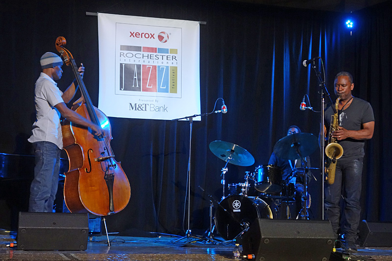 Triumvirate performing at the 2015 Rochester International Jazz Festival