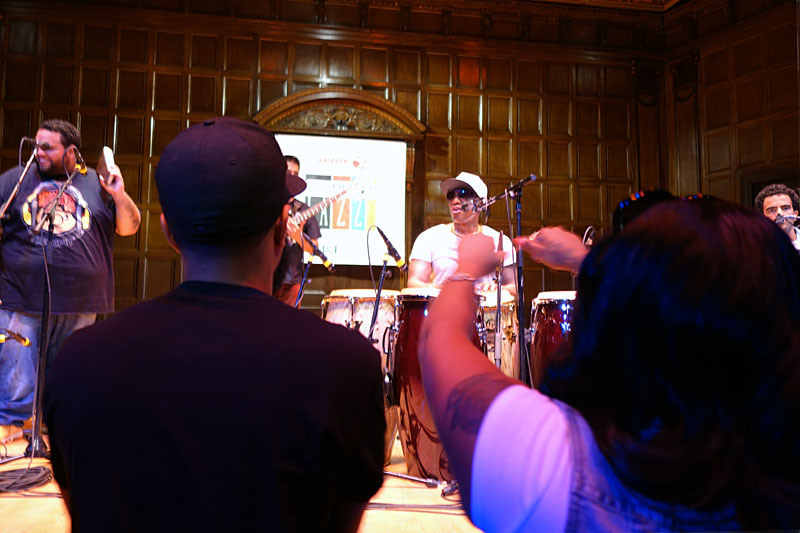Pedrito Martinez performing at the 2016 Rochester International Jazz Festival