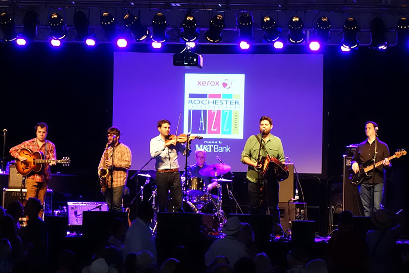 The Revelers performing at the 2016 Rochester International Jazz Festival
