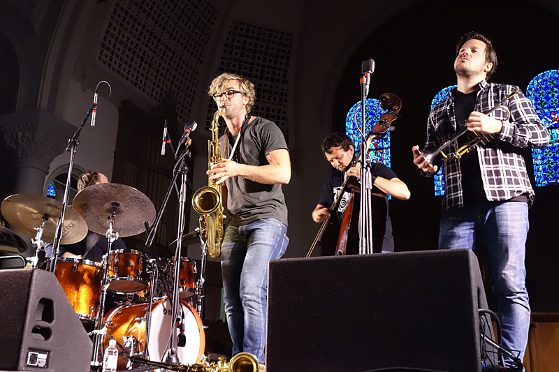 Cortex performing at the 2016 Rochester International Jazz Festival