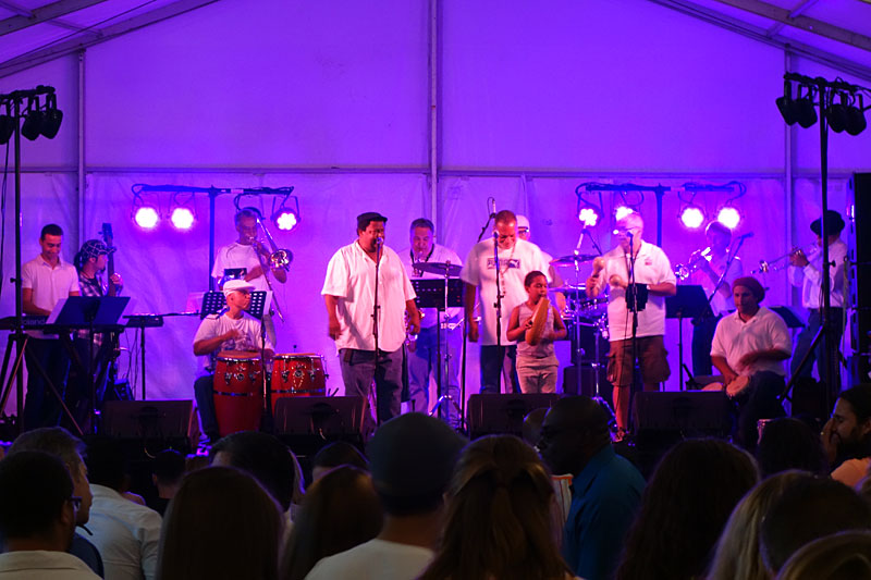Calle Uno performing at the 2016 Rochester International Jazz Festival